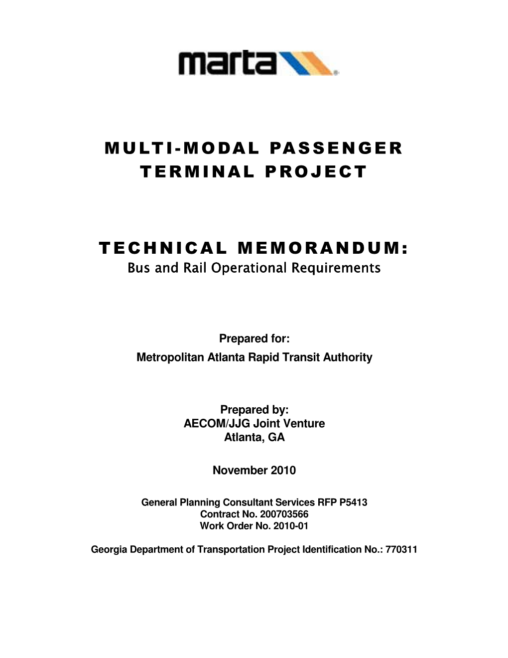 Multi-Modal Passenger Terminal Project Technical