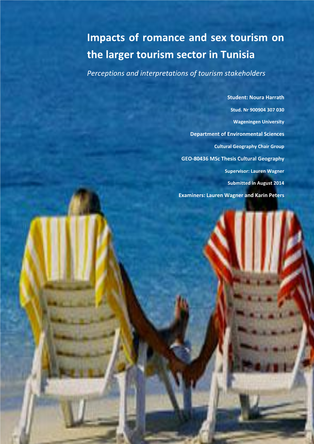 Impacts of Romance and Sex Tourism on the Larger Tourism Sector in Tunisia
