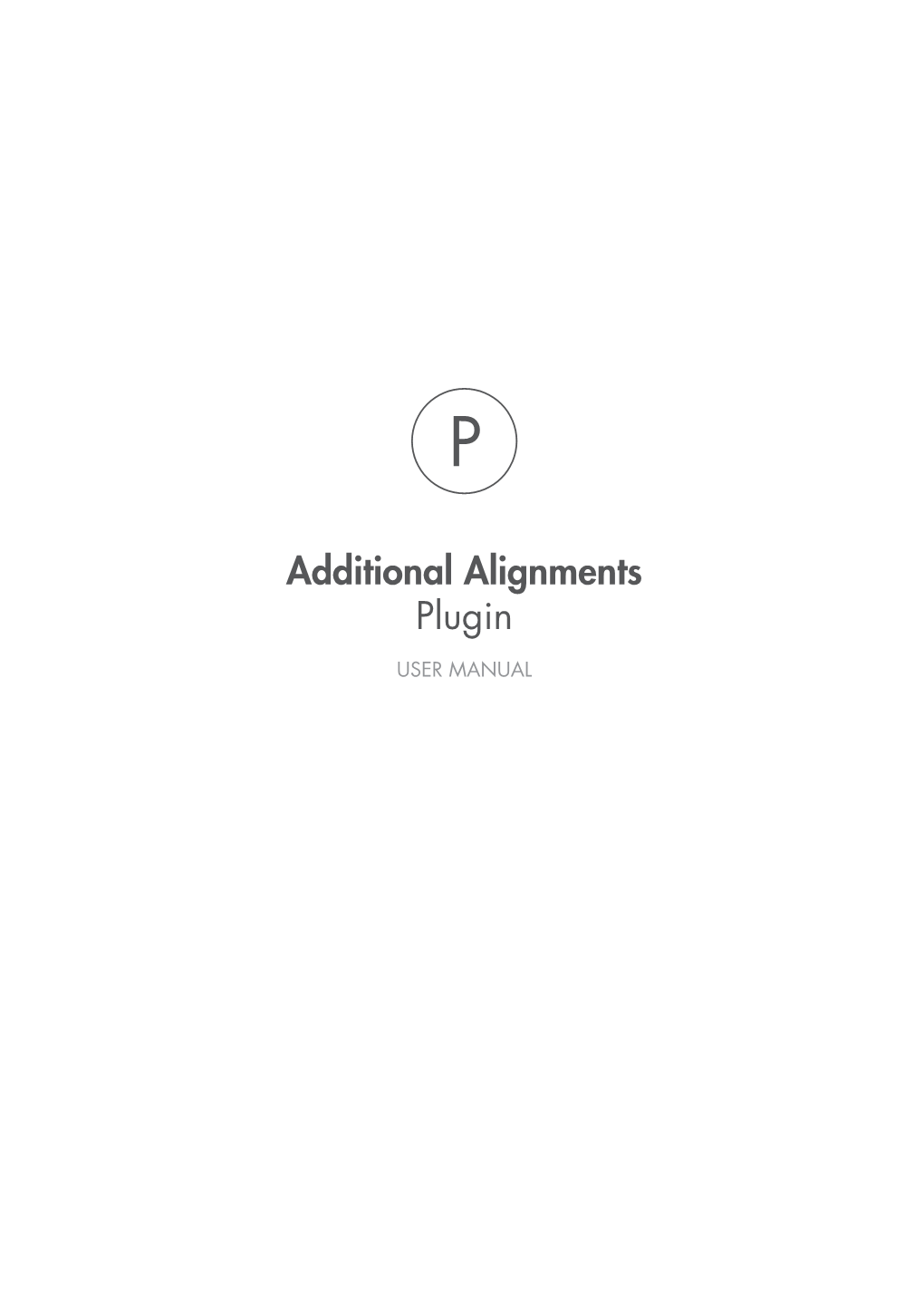 Additional Alignments Plugin