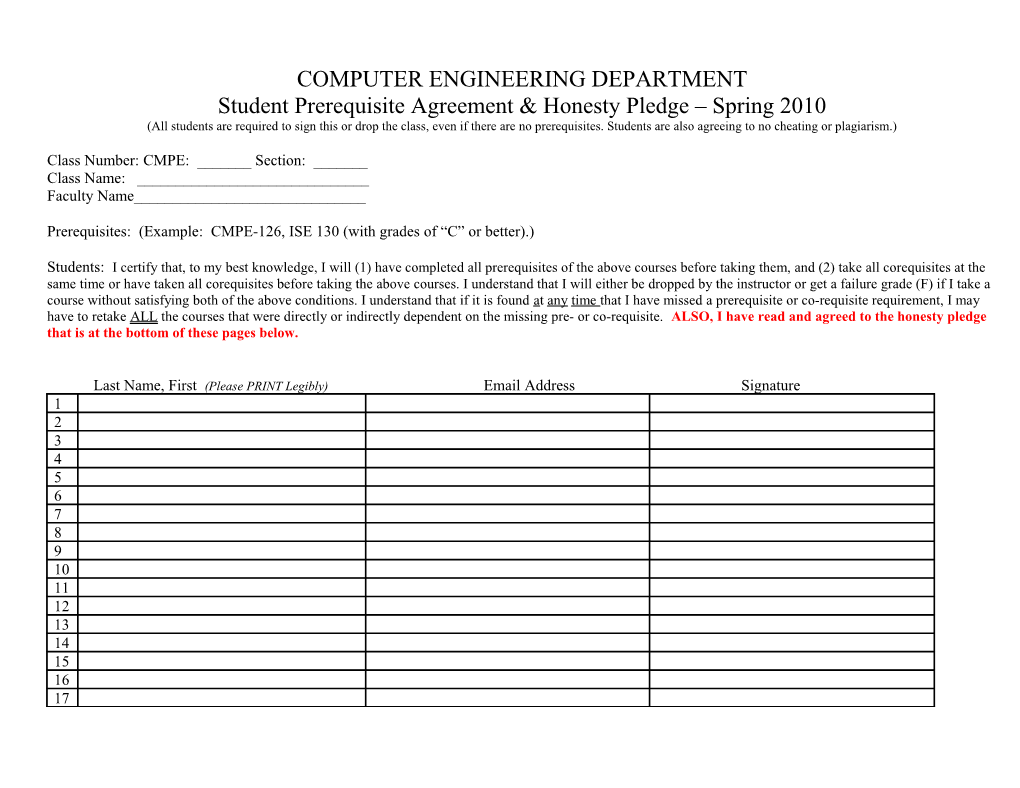 Computer Engineering Department