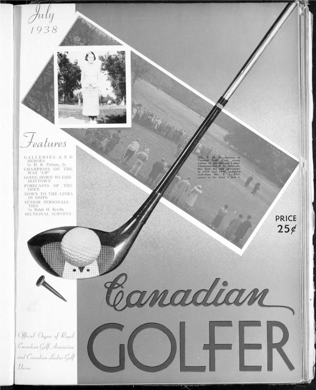 Canadian Golfer, July, 1938