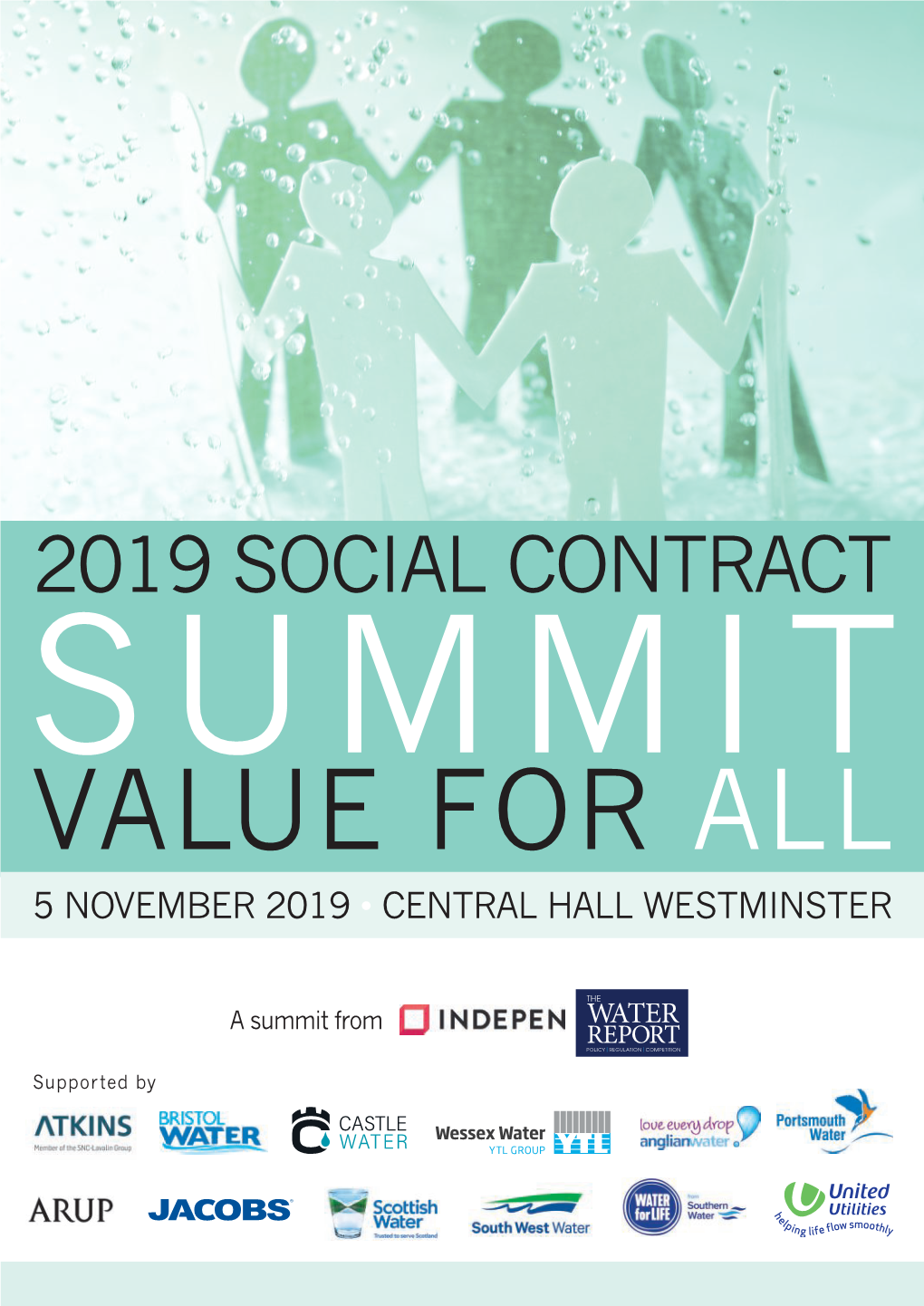2019 Social Contract Summit Value for All 5 November 2019 • Central Hall Westminster