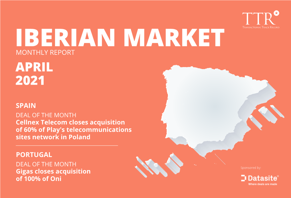 Iberian Market April 2021 Montly Report