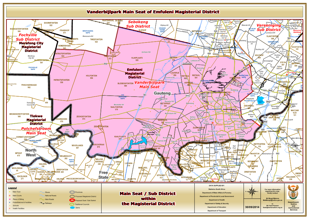 Vanderbijlpark Main Seat of Emfuleni Magisterial District