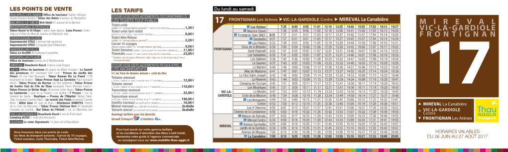 M I R E V a L Vic-La-Gardiole Frontignan