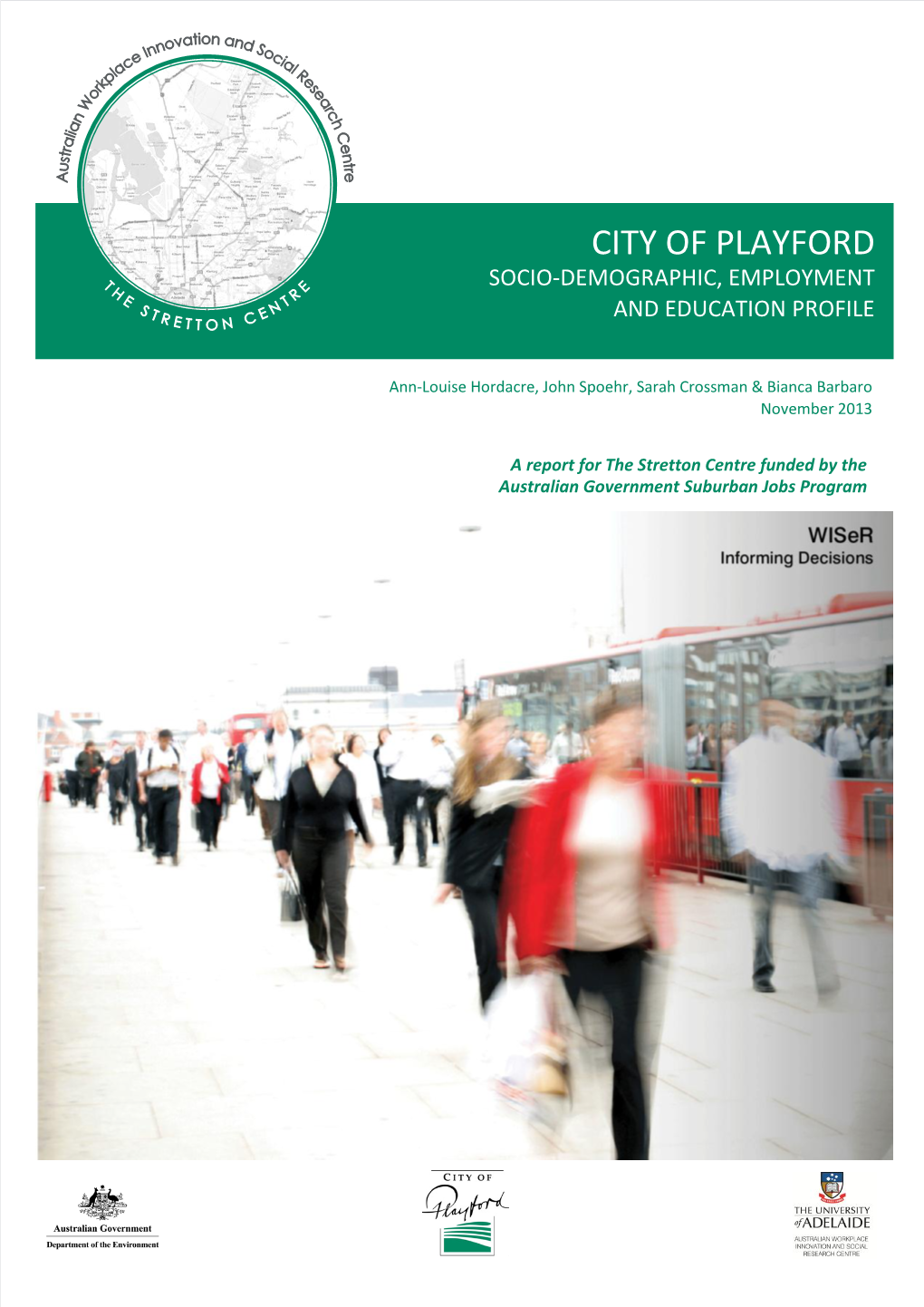 City of Playford Socio-Demographic, Employment and Education Profile