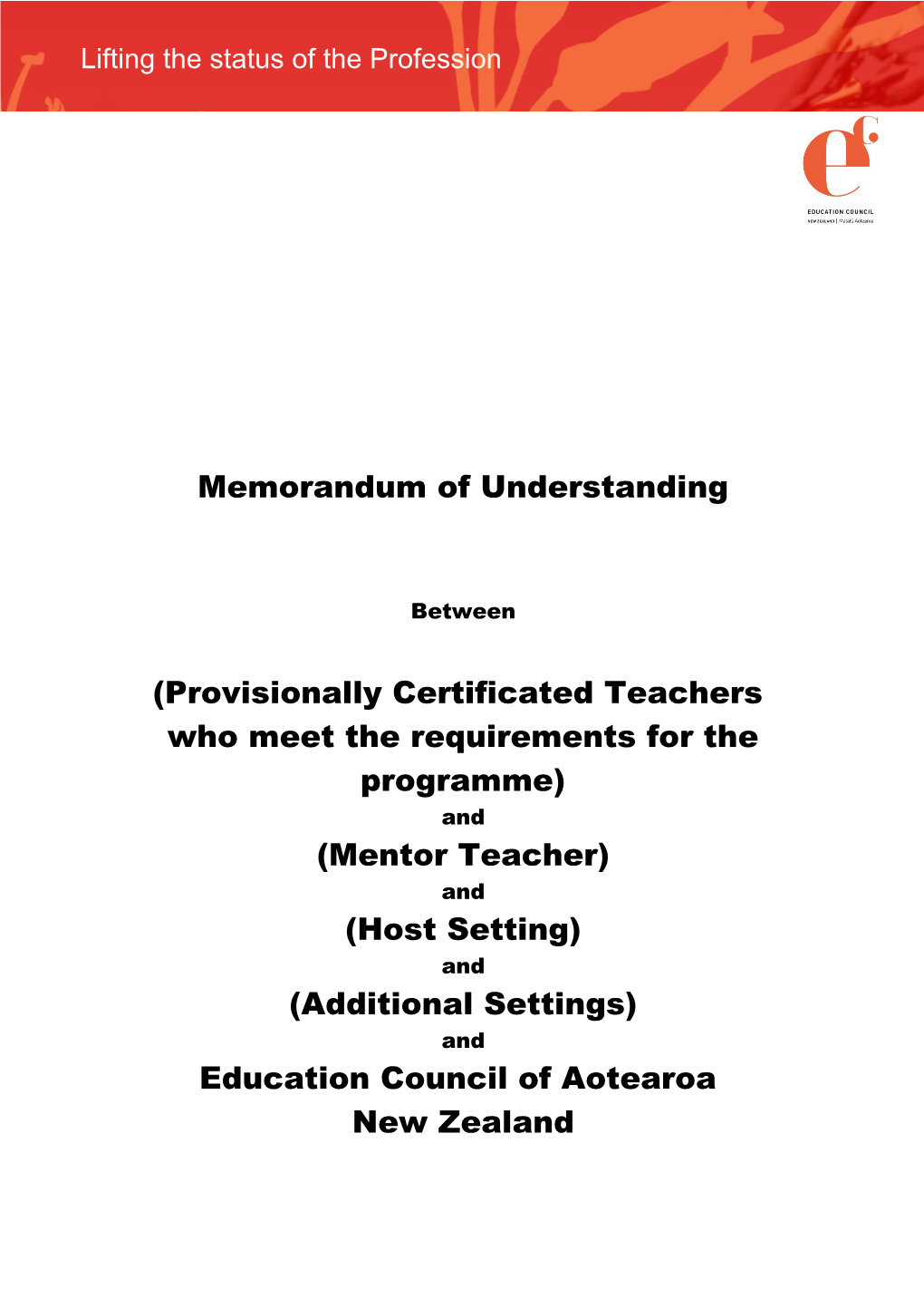 Memorandum of Understanding s7