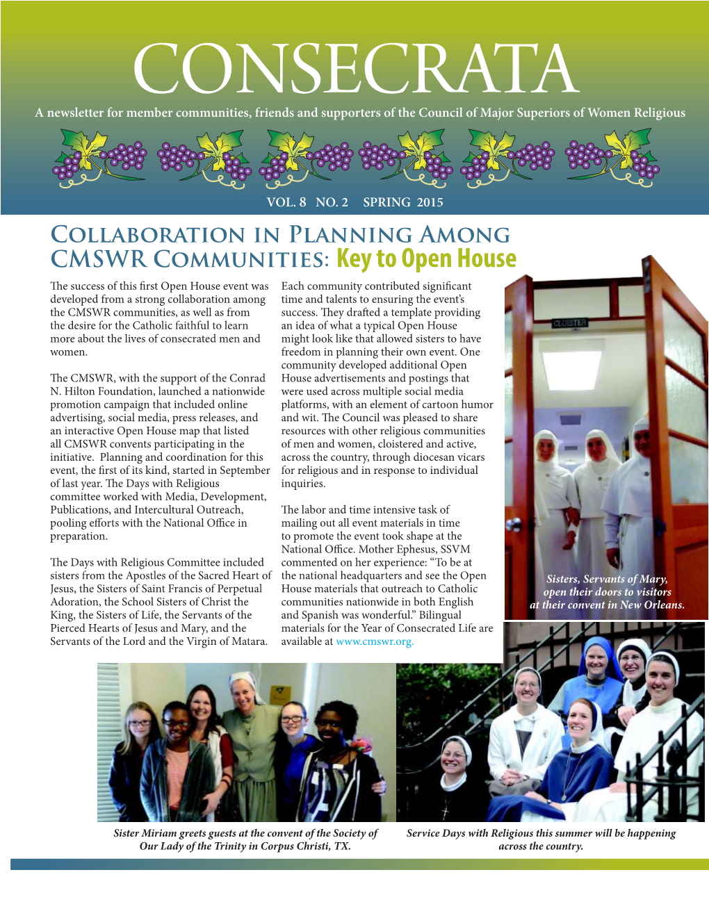 Collaboration in Planning Among CMSWR Communities