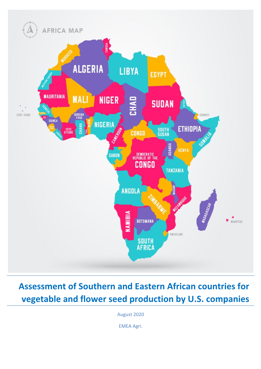 Assessment of Southern and Eastern African Countries for Vegetable and Flower Seed Production by U.S