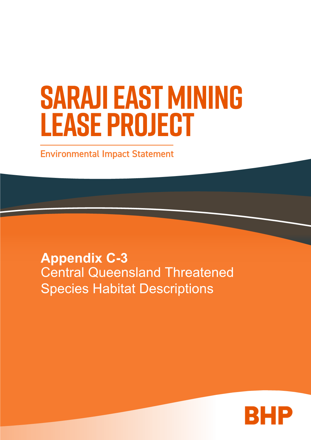 Saraji East Mining Lease Project Environmental Impact Statement