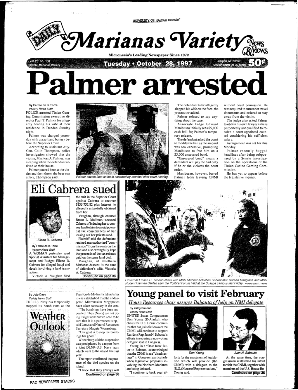 Eli Cabrera Sued the Suit in the Superior Court Against Cabrera to Recover $133,732.82 Plus Interest He Allegedly Unlawfully Obtained from Her