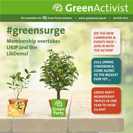 Greenactivist #Greensurge