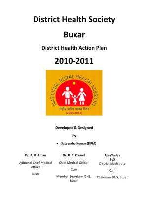 Buxar District Health Action Plan 2010-2011