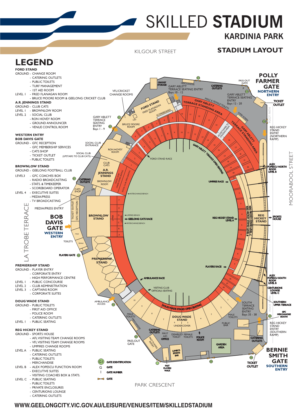 Legend Ford Stand Ground - Change Room - Catering Outlets Polly