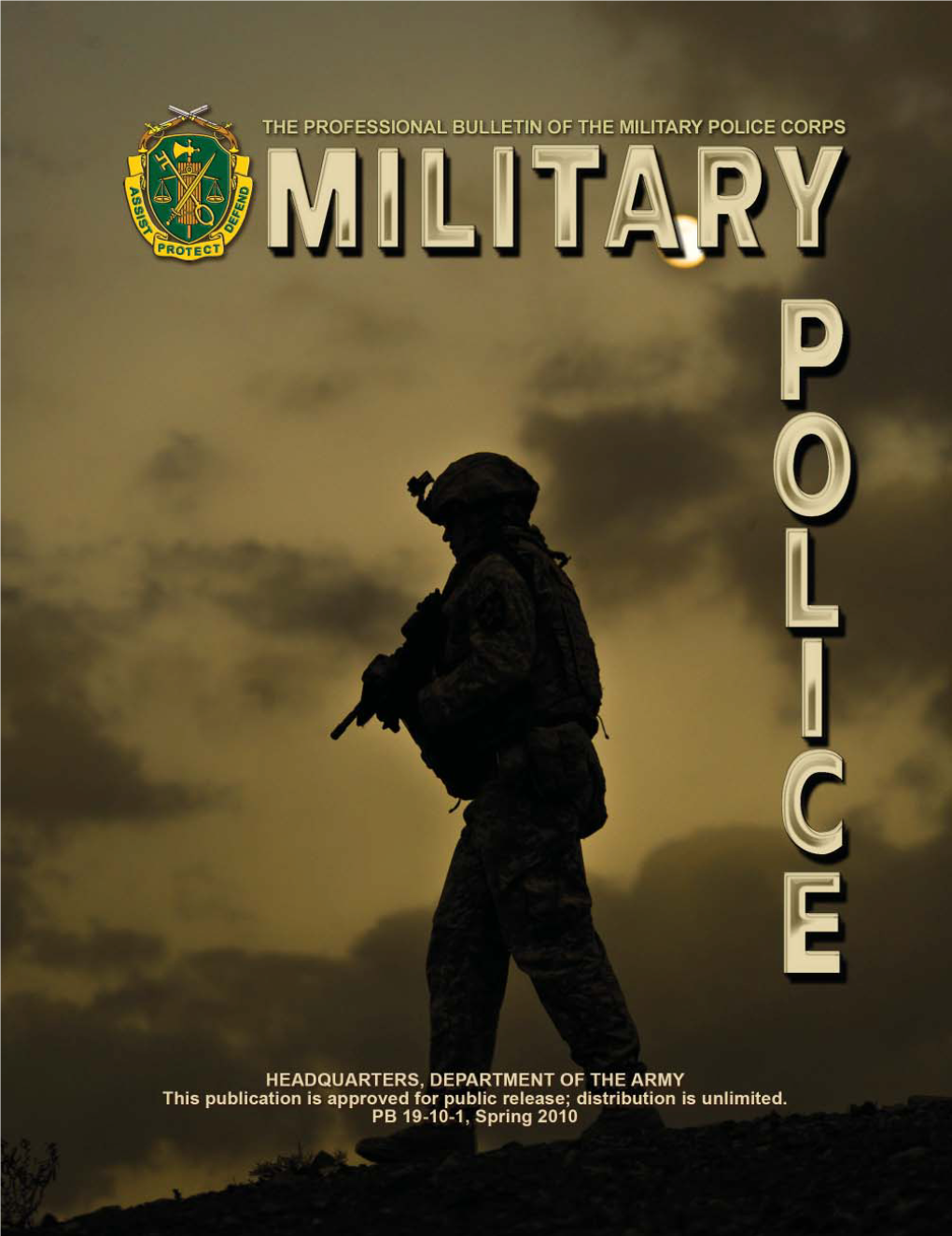Military Police, an Ofﬁ Cial U.S