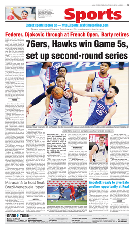 76Ers, Hawks Win Game 5S, Set up Second-Round Series