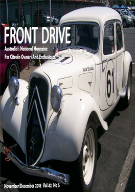 FRONT DRIVE Australia's National Magazine for Citroën Owners and Enthusiasts