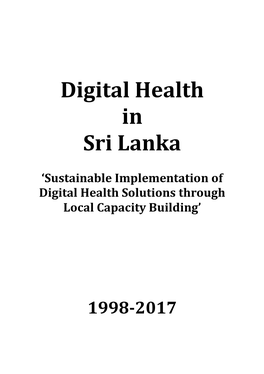 Digital Health in Sri Lanka