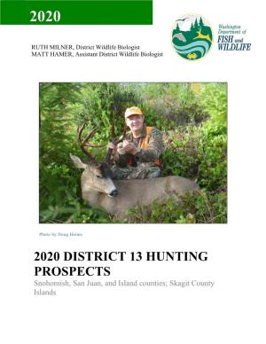 2020 Hunting Prospects: District 13