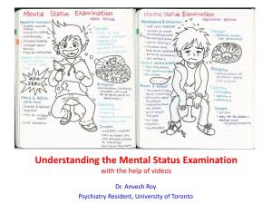 Understanding the Mental Status Examination with the Help of Videos