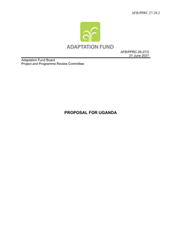 Proposal for Uganda