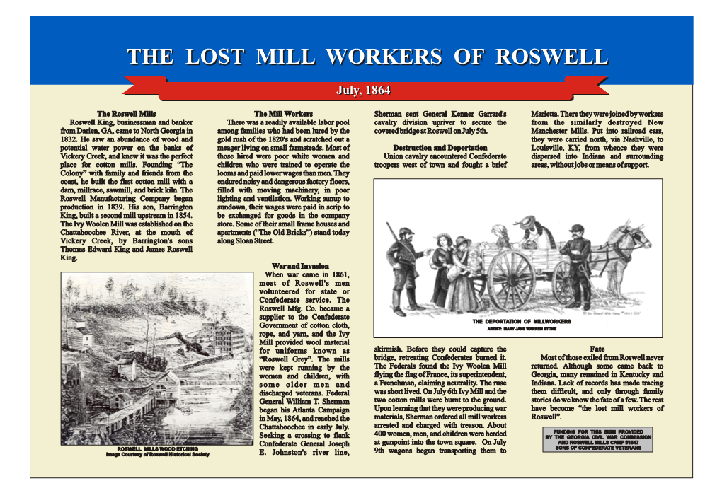 The Lost Mill Workers of Roswell