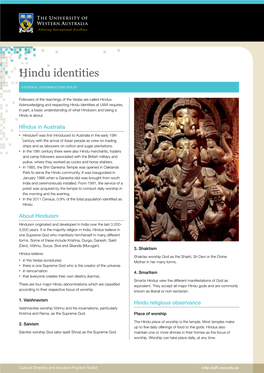 Hindu Identities