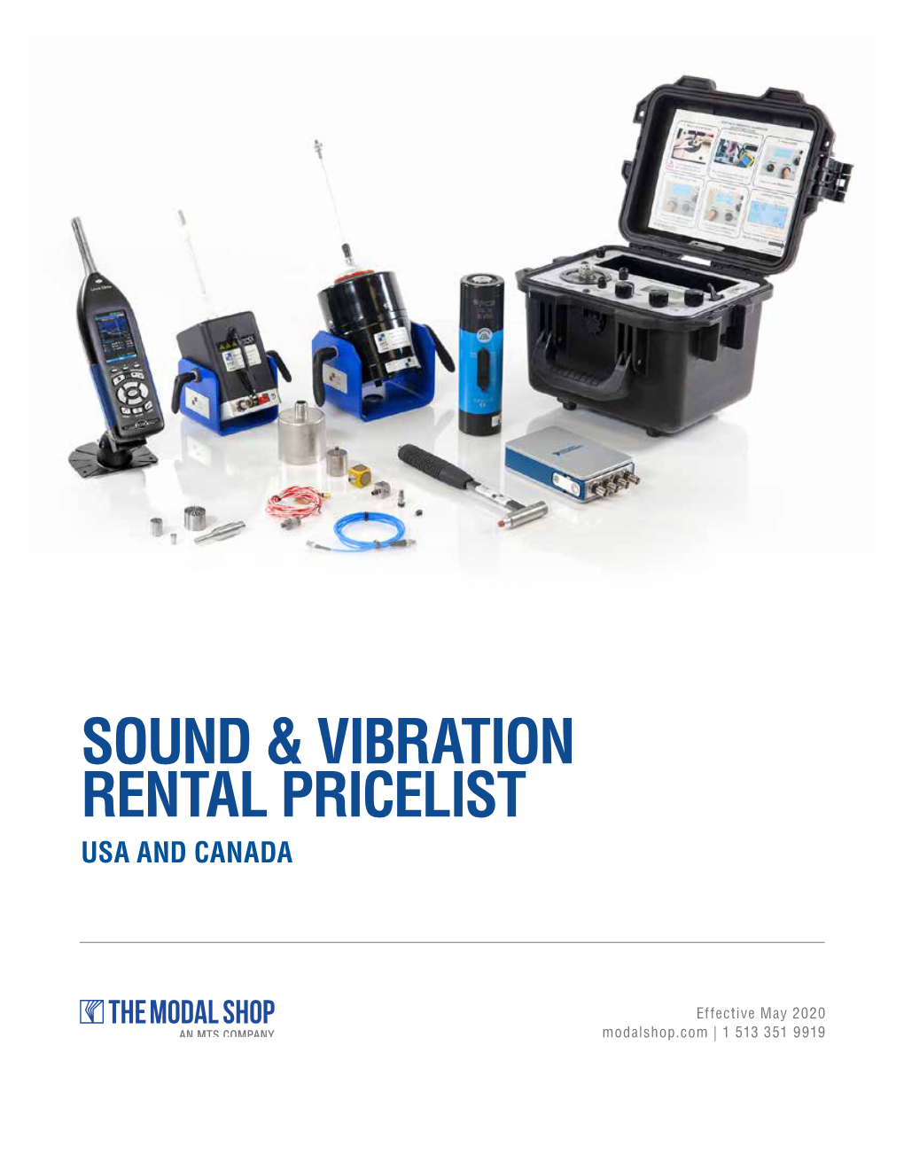 Sound & Vibration Rental Pricelist