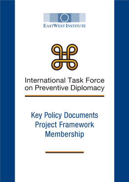 International Task Force on Preventive Diplomacy.Pdf