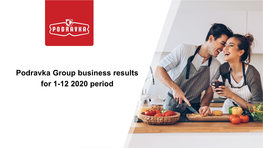 Podravka Group Business Results for 1-12 2020 Period