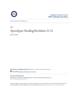 Reading Revelation 21-22 Julie M