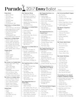 2017 Emmyballot Name