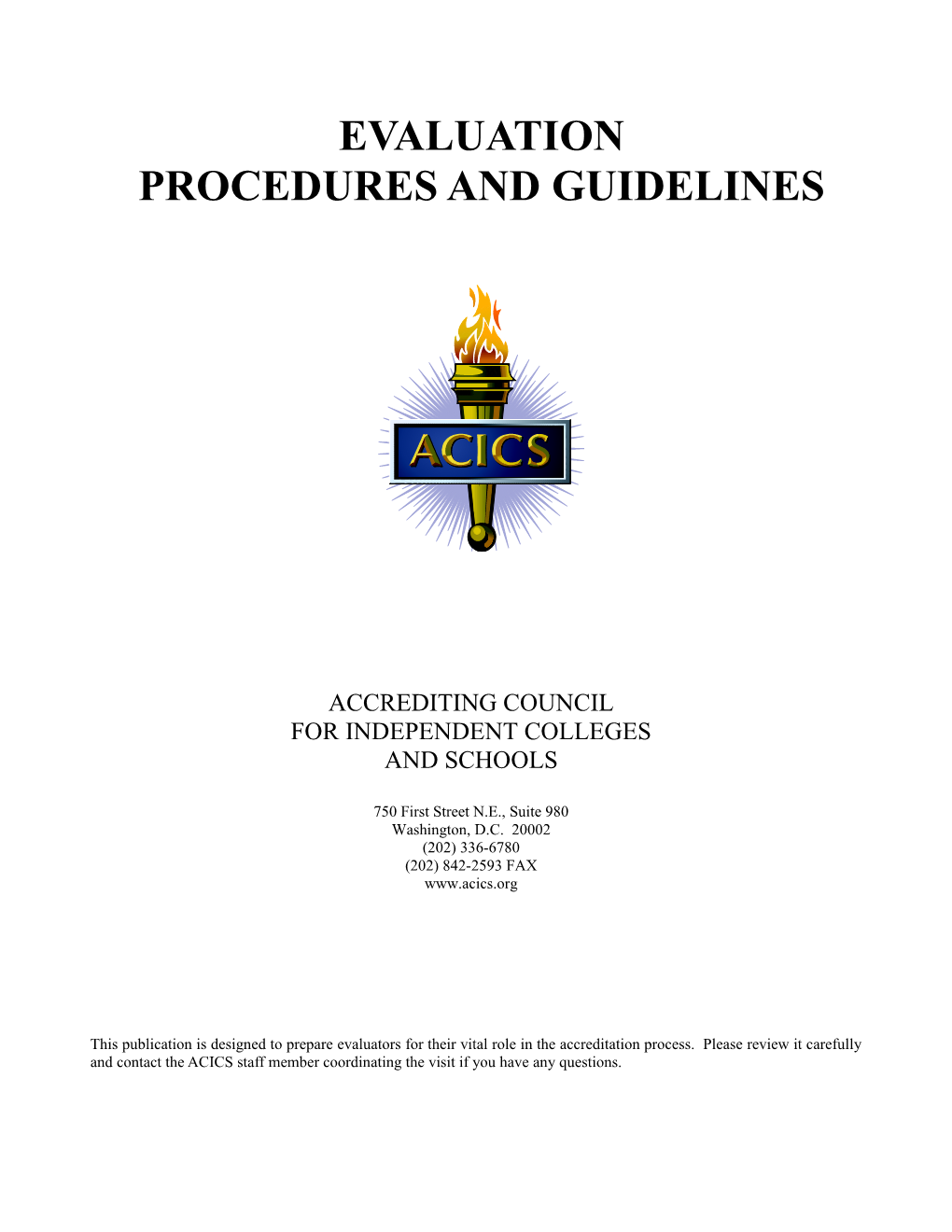 Procedures and Guidelines