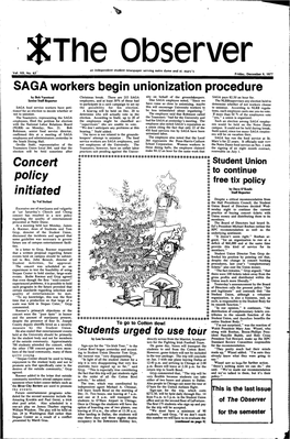 SAGA Workers Begin Unionization Procedure Concert