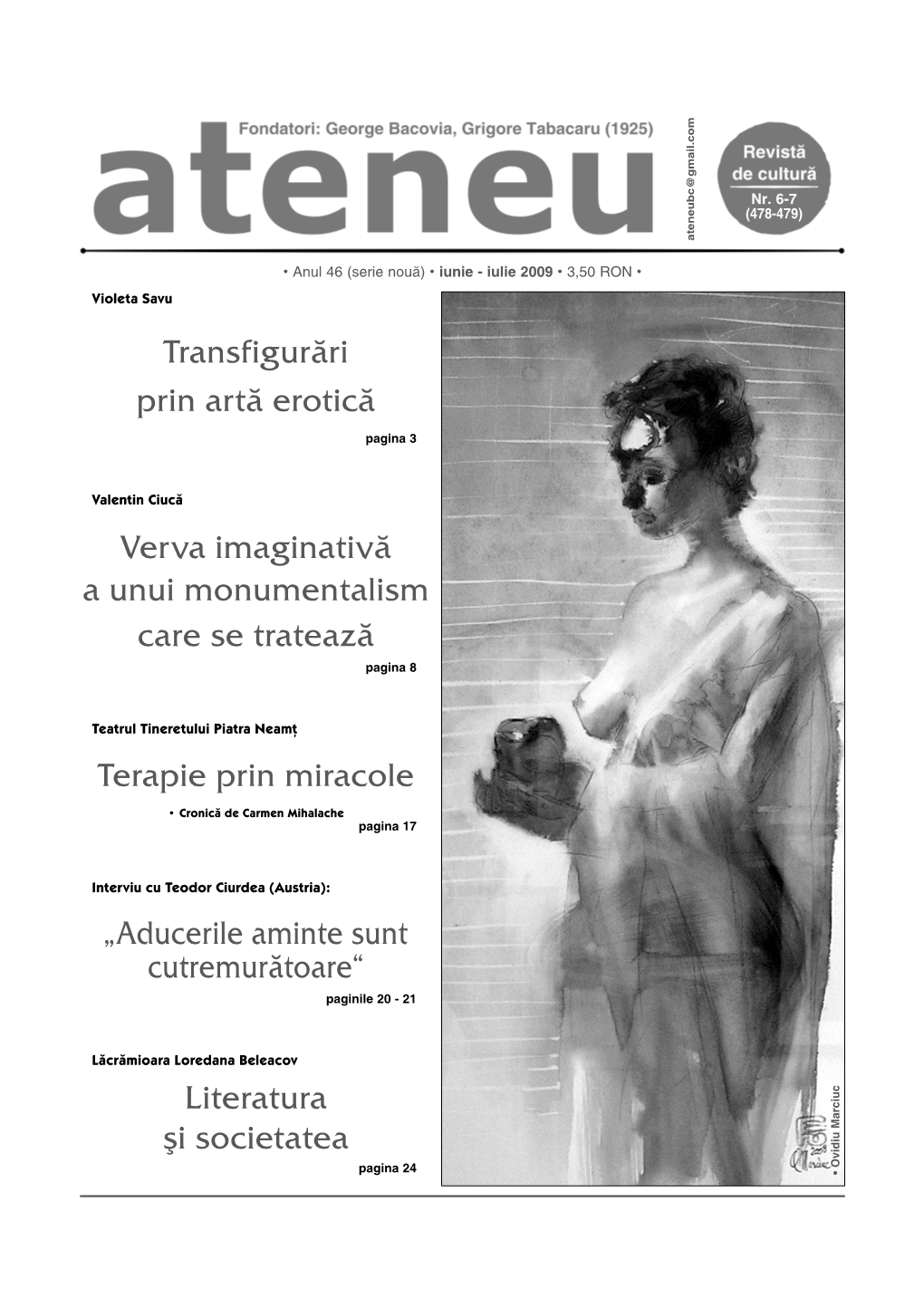 Literatura ºi Societatea Transfigurări Prin Artă Erotică