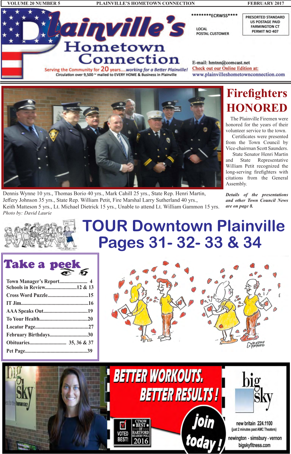 TOUR Downtown Plainville Pages 31- 32- 33 & 34 Take a Peek