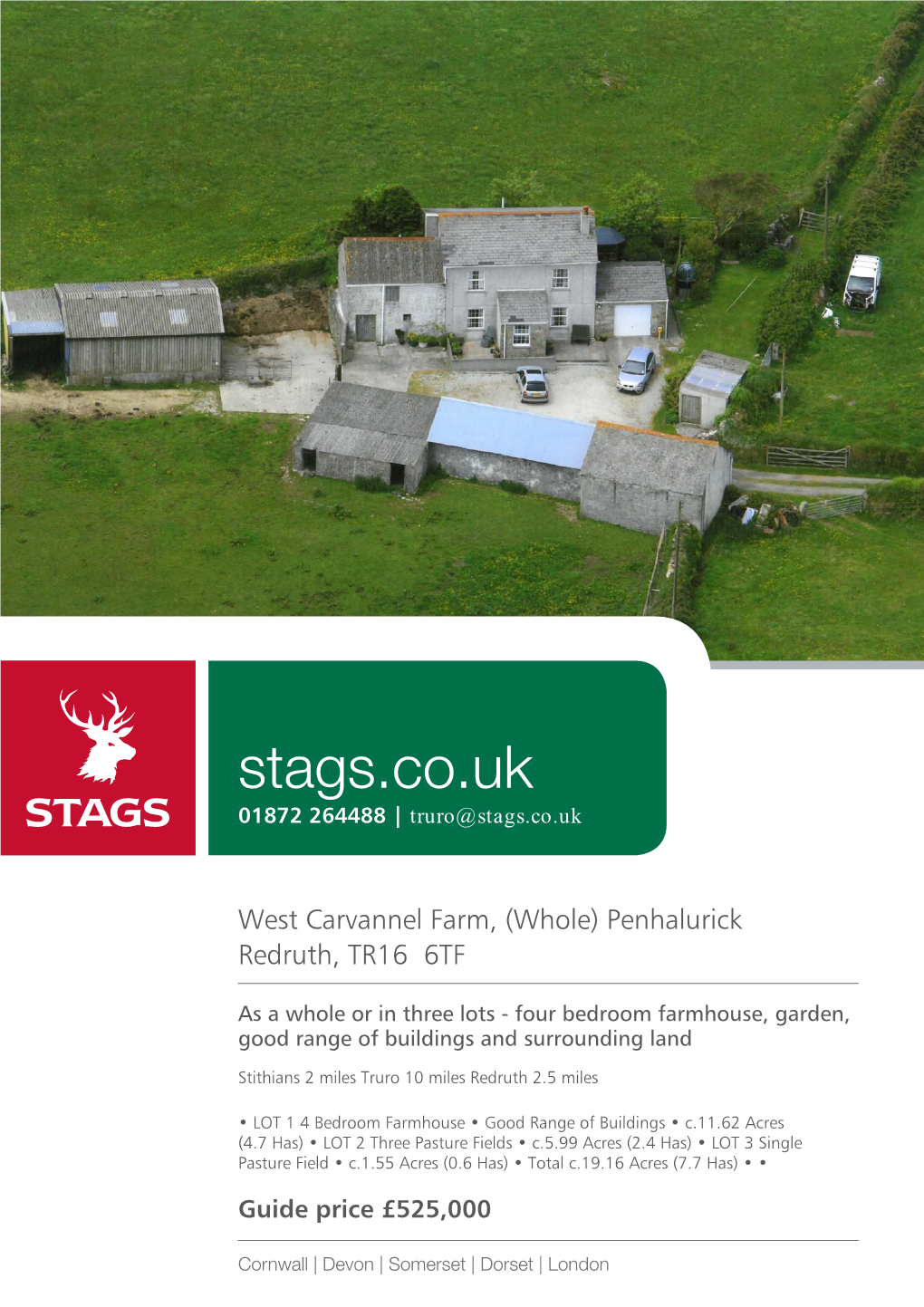 Stags.Co.Uk 01872 264488 | Truro@Stags.Co.Uk