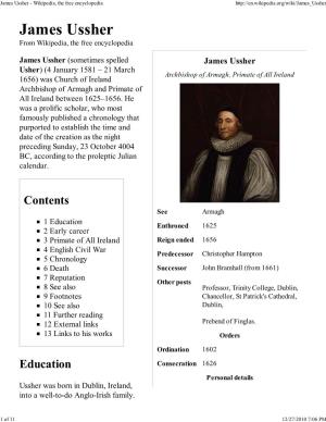 James Ussher - Wikipedia, the Free Encyclopedia