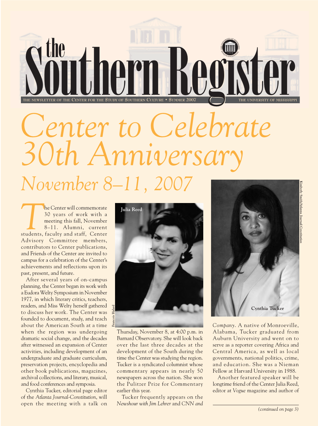 Center to Celebrate 30Th Anniversary