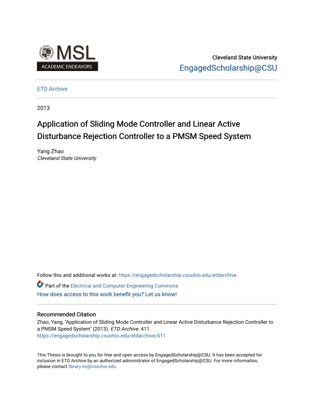 Application of Sliding Mode Controller and Linear Active Disturbance Rejection Controller to a PMSM Speed System