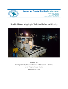 Benthic Habitat Mapping in Wellfleet Harbor and Vicinity
