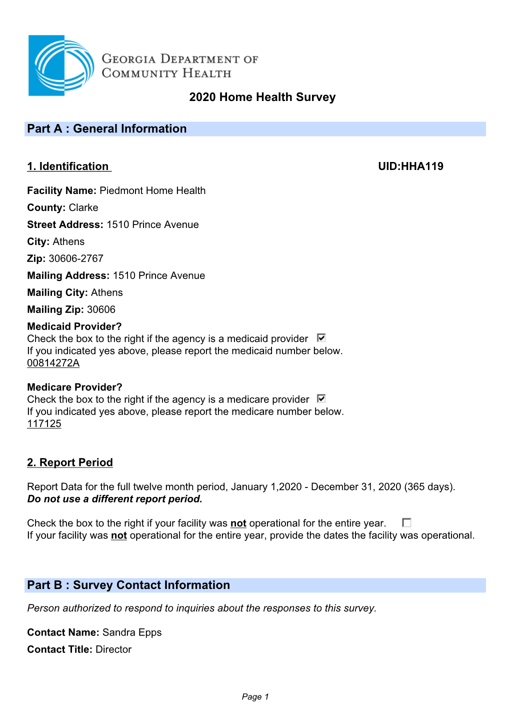 HHA119 Piedmont Home Health