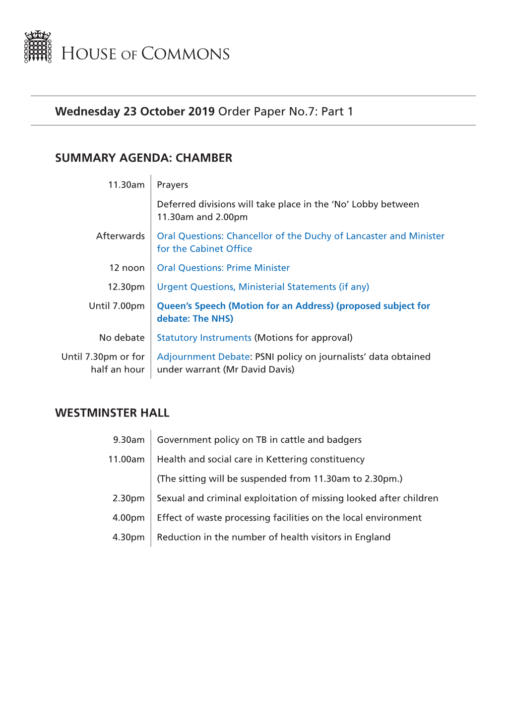 Statutory Instruments (Motions for Approval)