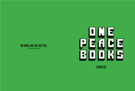 One World. One Love. One Peace. Spring 2019