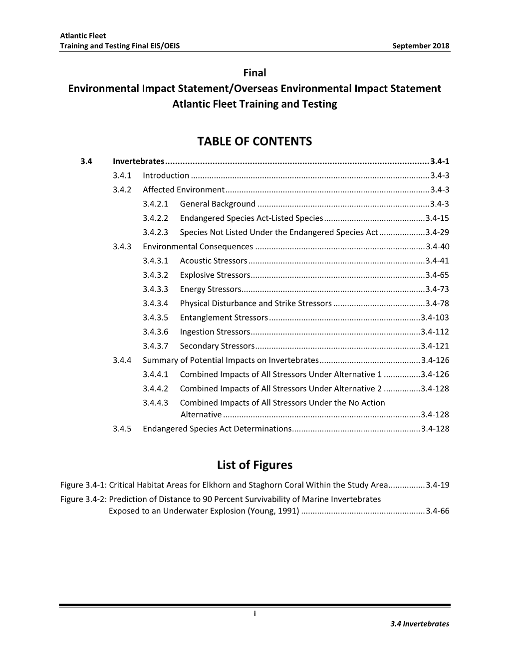 3.04 AFTT FEIS Invertebrates