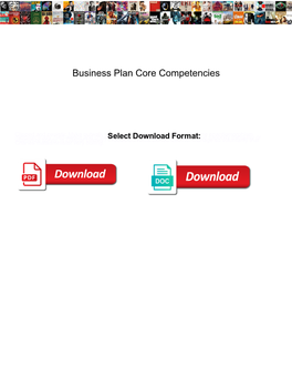 Business Plan Core Competencies