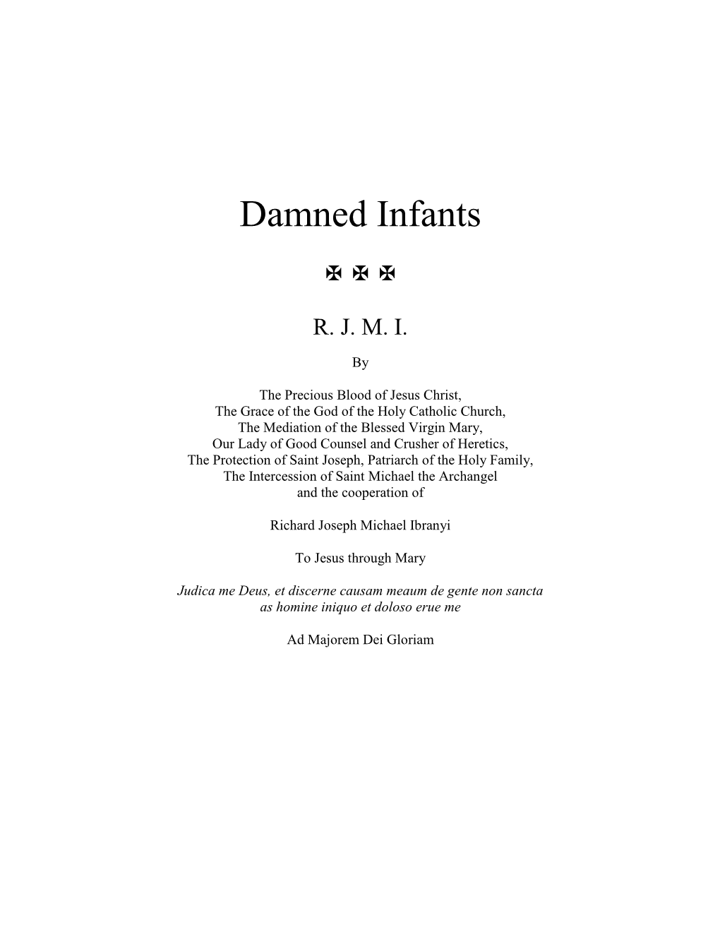 Damned Infants   