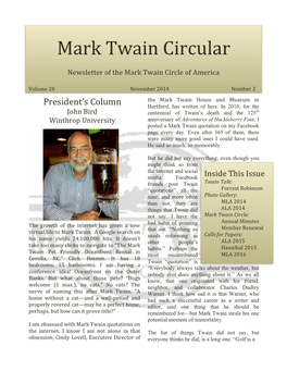 Mark Twain Circular
