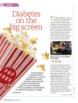 Diabetes on the Big Screen