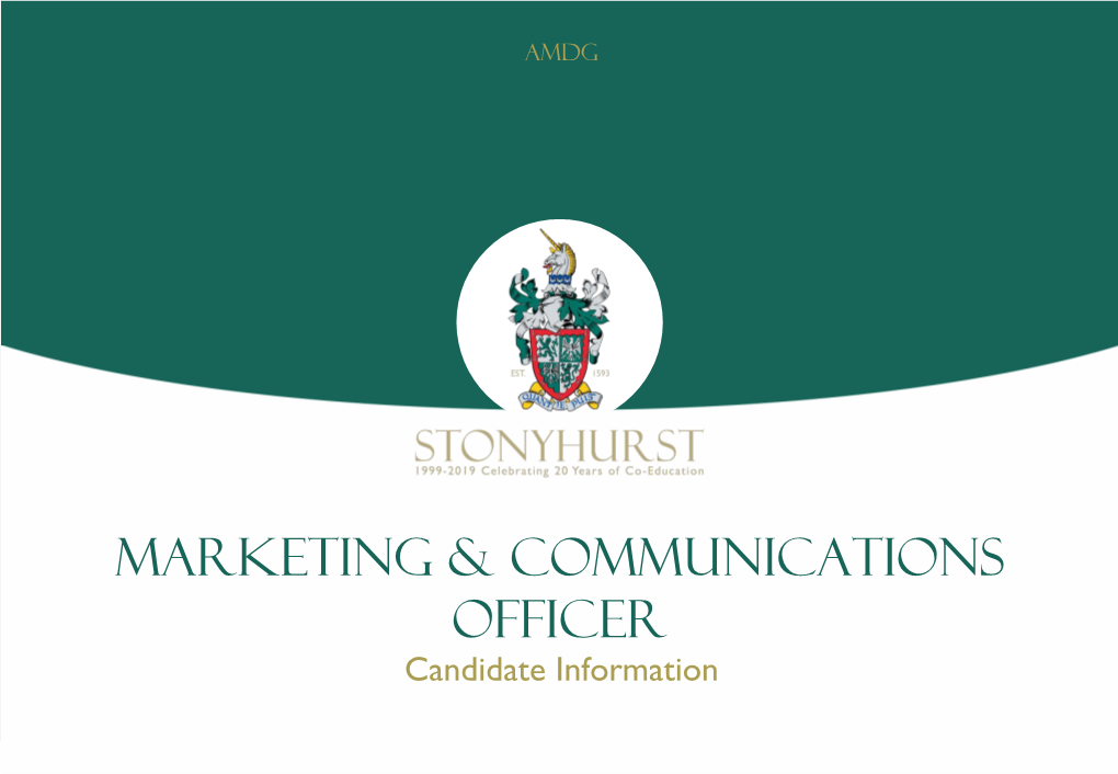 Marketing & Communications Officer